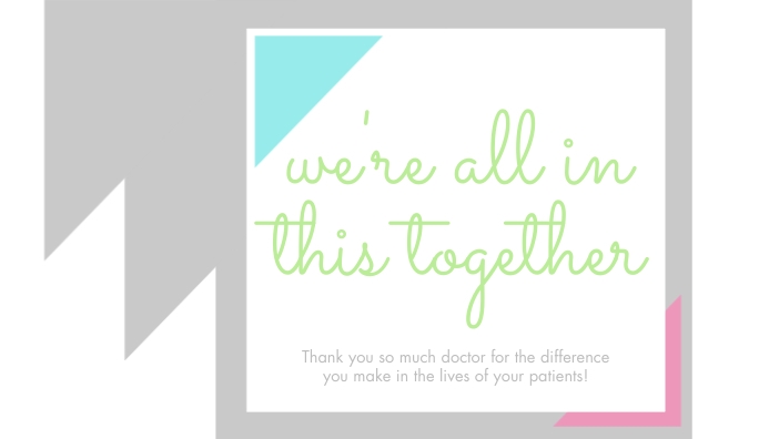 We Are All Together! Business Card template