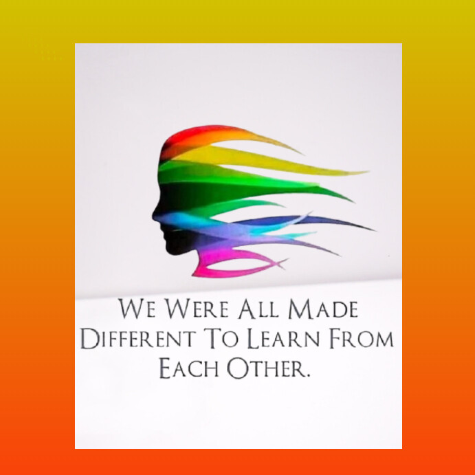 We are built differently Instagram Post template
