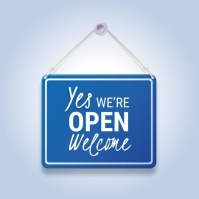 we are open Template | PosterMyWall