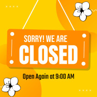 we are closed Template | PosterMyWall