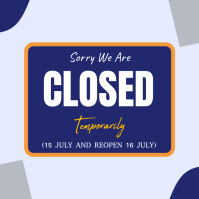 We Are Closed Template | PosterMyWall