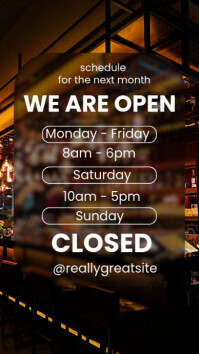 We Are Closed Instagram template