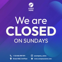 We are open on Sundays Template | PosterMyWall