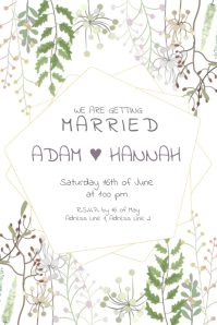 Wedding Invitation Template | PosterMyWall