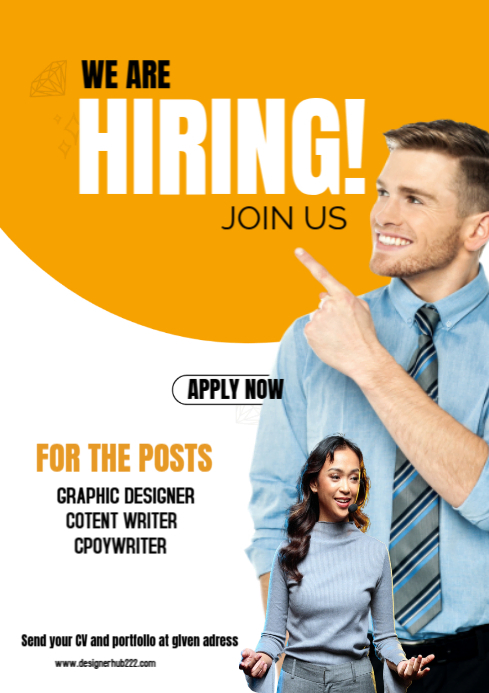 Copy of we are hire us a new jobs and flyers post 2025 | PosterMyWall