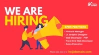 We are Hiring ad Message Twitter template