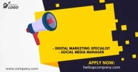 We are hiring ad Facebook Shared Image template