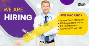 We Are Hiring Ad ภาพที่แชร์บน Facebook template