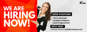 We Are Hiring Ad template