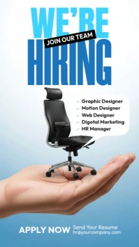 We Are Hiring Ad Digital Display (9:16) template