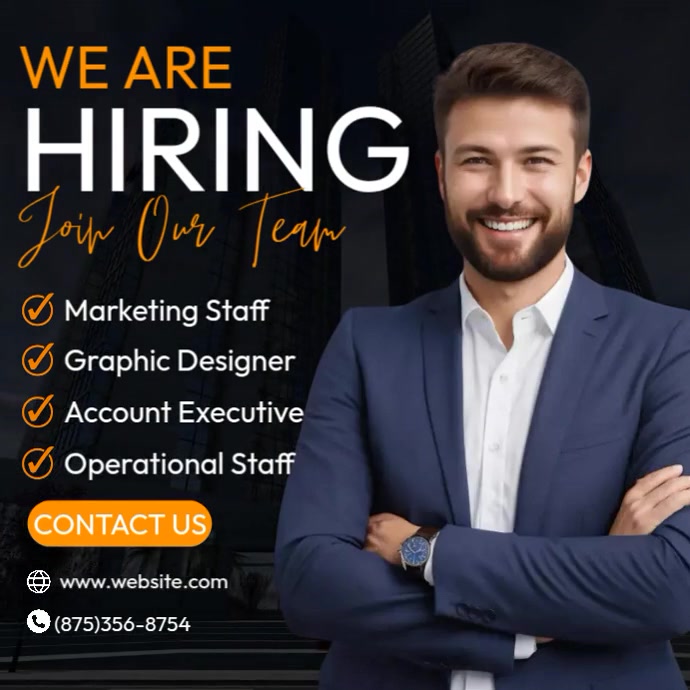 We Are Hiring Ads Template PosterMyWall