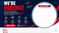 We Are Hiring Banner Design Template | We are hiring banner Digitalt display (16:9)
