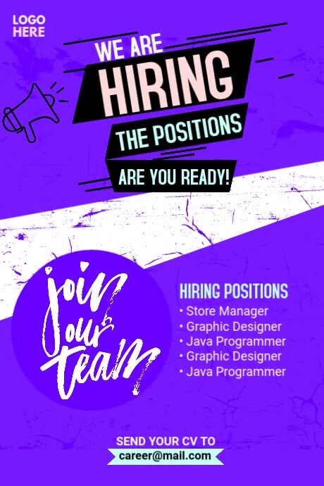We Are Hiring Banner Template | PosterMyWall
