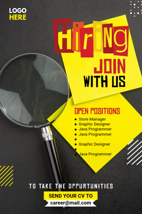 We Are Hiring Banner Template | PosterMyWall