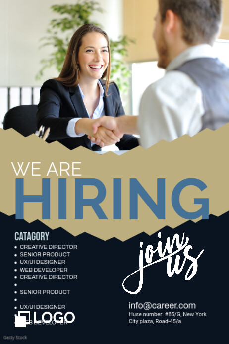 We are hiring Banner Template | PosterMyWall