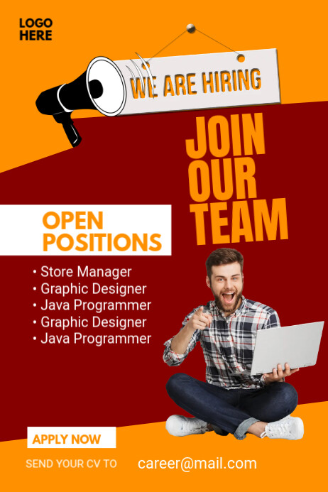 We Are Hiring Banner Template | PosterMyWall
