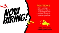 We Are Hiring Blog Header template