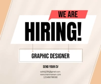 we are hiring Large Rectangle template