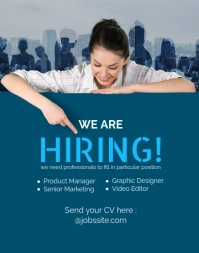 we are hiring โปสเตอร์/กระดานบนผนัง template