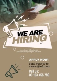 We are hiring A3 template