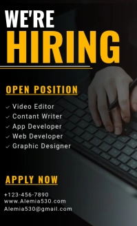 We Are Hiring US Legal template