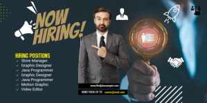 We Are Hiring template