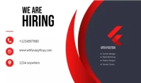 We Are Hiring Mærke template