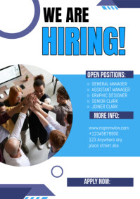 We are hiring A4 template