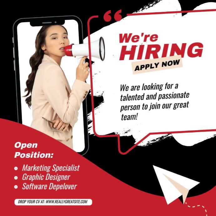 We are hiring Isikwele (1:1) template