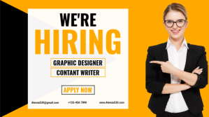 We Are Hiring Præsentation (16:9) template