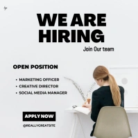 We are hiring Instagram Post template