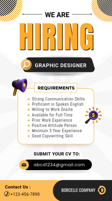We are hiring Instagram-verhaal template