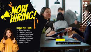We Are Hiring template