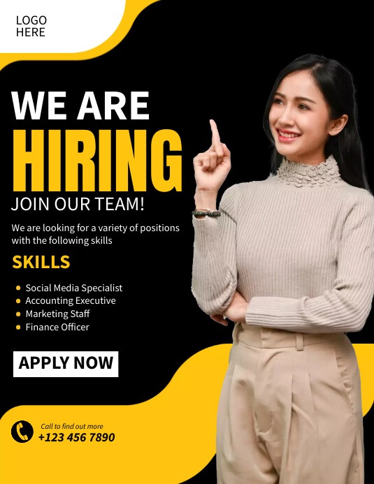 We Are Hiring Template PosterMyWall