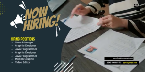 We Are Hiring template