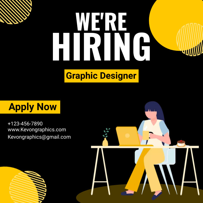 We Are Hiring Template | PosterMyWall