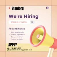 We are hiring Instagram Post template