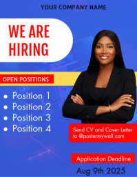 We are hiring design template Flyer (US Letter)