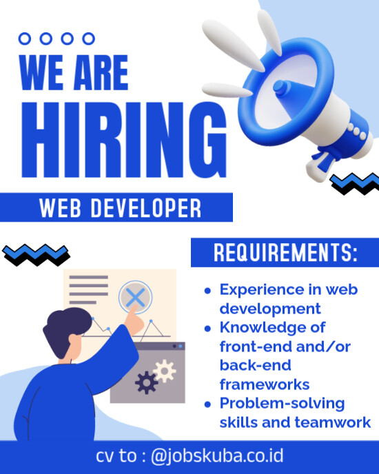 we are hiring Instagram Portrait template