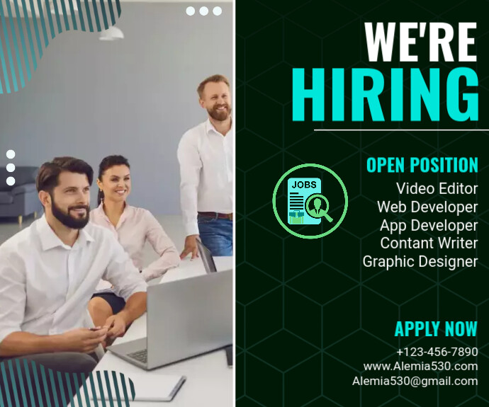 We Are Hiring Template | PosterMyWall