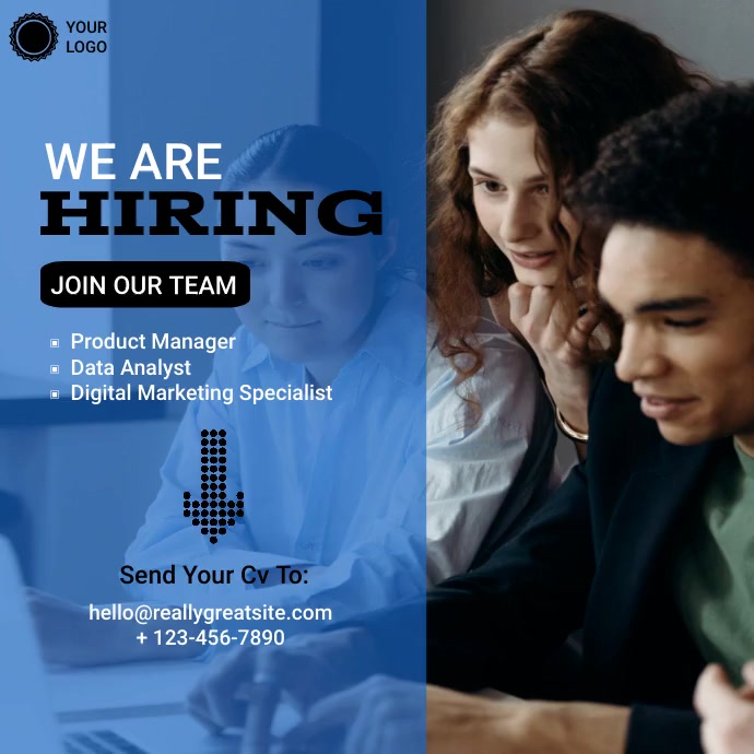 We Are Hiring Template | PosterMyWall