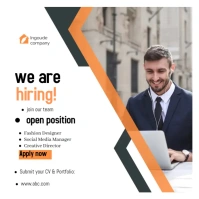 we are hiring Instagram Post template