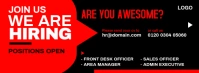 We are Hiring Facebook Cover Photo template
