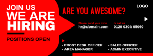 We are Hiring Facebook Cover Photo template