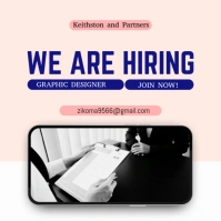 We are hiring Instagram Post template