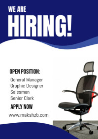 We are hiring A4 template