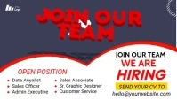 we are hiring Blog Header template