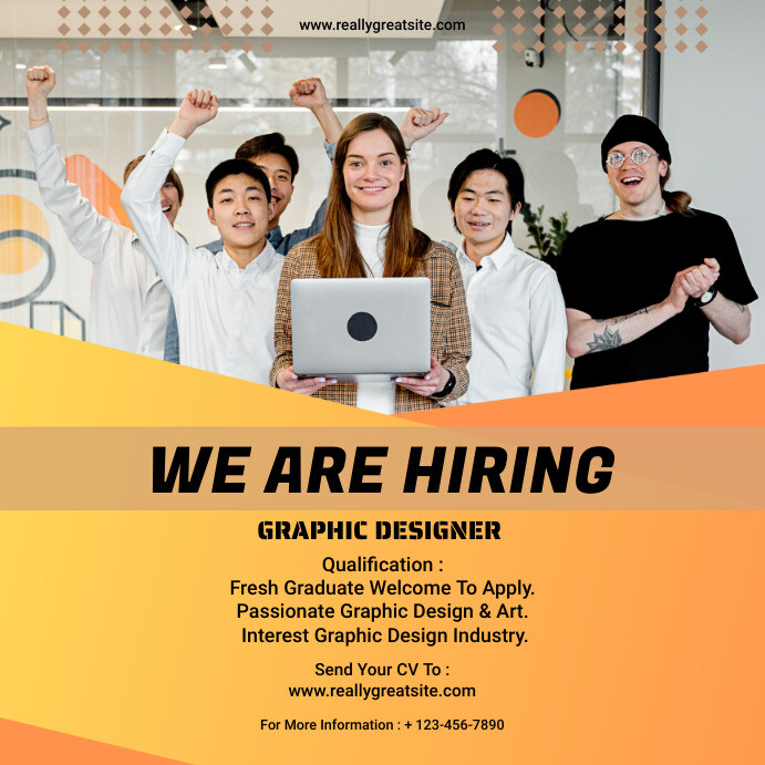 We Are Hiring Template | PosterMyWall