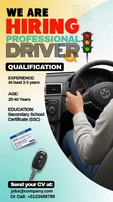 We Are Hiring Driver Template | PosterMyWall