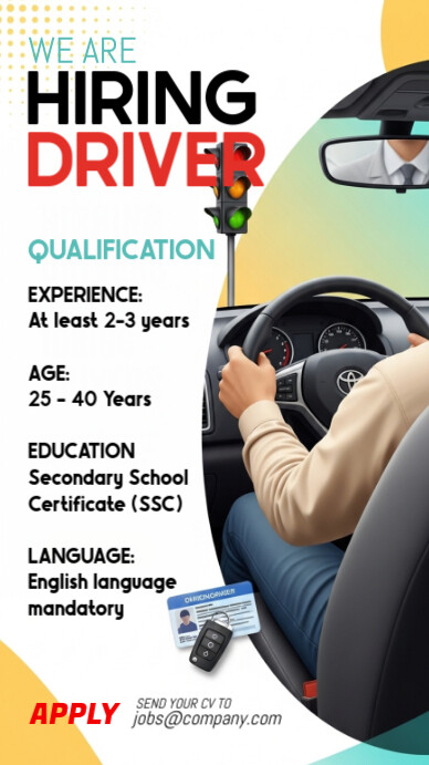 We Are Hiring Driver Template | PosterMyWall